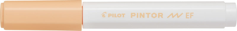 Pilot Pigmentmarker Pintor – Rundspitze 0,5-0,7 mm – Pastellorange – Für dunkles Papier geeignet