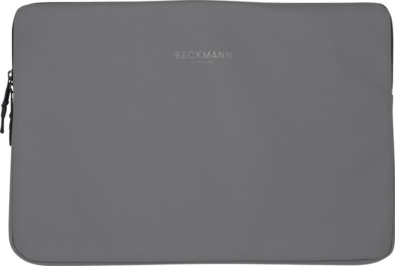 Beckmann Street Notebook-Schutzhülle – für Notebooks bis 15", wasserabweisend, recyceltes PET (rPET), grau