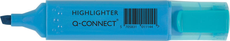 Q-CONNECT Textmarker Set 6 Farben – Keilspitze, 1–5 mm