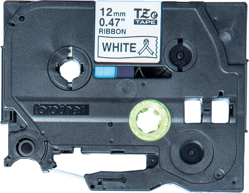 Brother Textilband – 12 mm × 4 m, weiss, schwarz