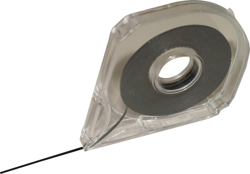 Ultra-Dex Zeichenband für Planungstafeln, selbstklebend, 3 mm × 8000 mm, Schwarz