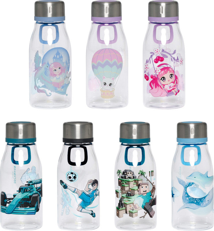 Beckmann Trinkflasche – 4 dl – Kunststoff (Tritan), Schraubverschluss, auslaufsicher – Star Princess