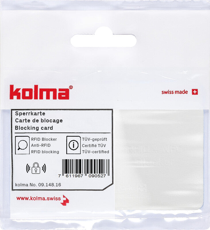 Kolma Sperrkarte ExtraSolid RFID – Kunststoff