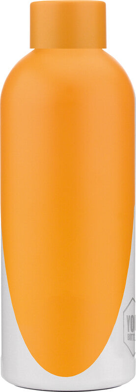Youbottles Trinkflasche Dual – 5 dl – Edelstahl, isoliert, Schraubverschluss – Dressed Peach