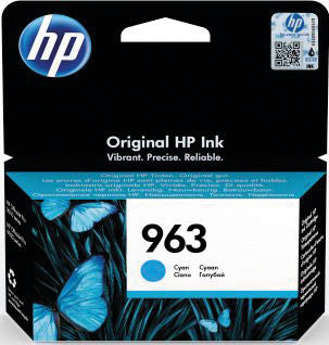 HP Tintenpatrone 963, cyan, 700 Seiten – für Tintenstrahldrucker und Multifunktionsgeräte