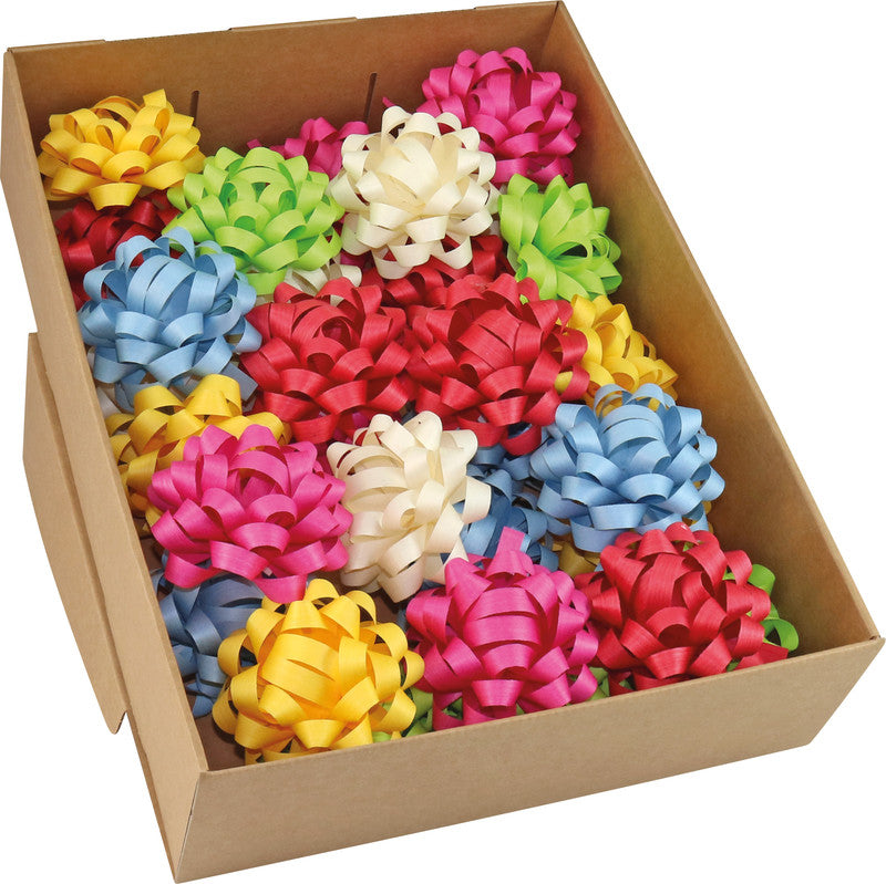 Präsent Geschenketiketten Maschen – rund Ø 80 mm – Baumwolle