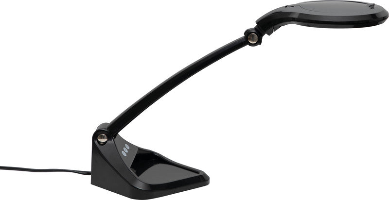MAUL Leuchtlupe – 1,75× (Spot 4×) – Ø 100 mm – mit LED, schwarz