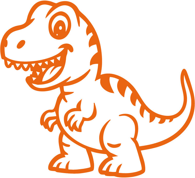 Trodat T-Rex Motivstempel – selbstfärbend, 19 × 19 mm, orange