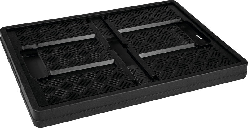 Helit Faltbox the flapline – Kunststoff, schwarz, 35 × 22,7 × 47,5 cm