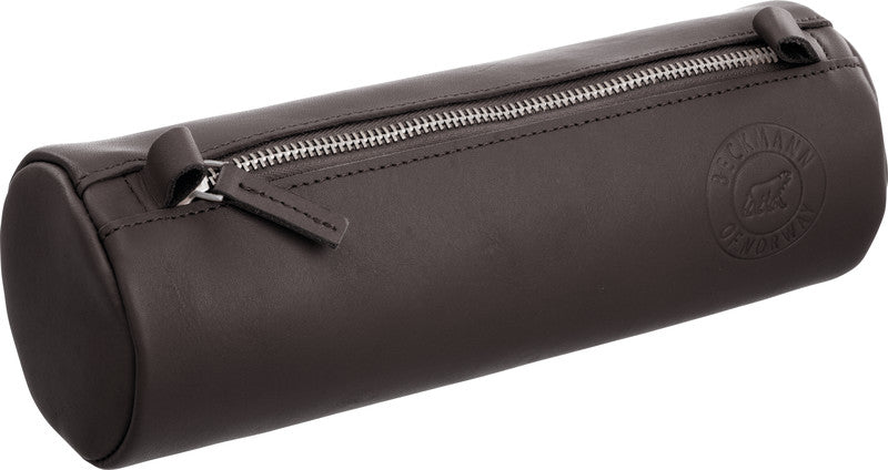 Beckmann Schlamperetui, leer – braun – Leder