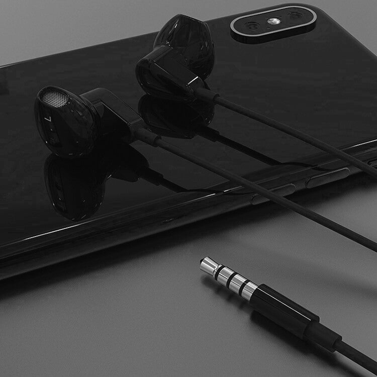 Mu classic In-Ear Headset – 3,5 mm Klinke, mit Mikrofon, IPX5 – Schwarz