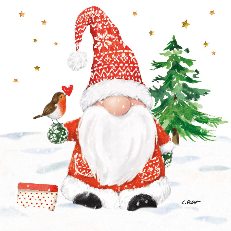 Ppd Servietten Christmas Buddy – 33 × 33 cm – 3-lagig, Tissue – 20 Stk., FSC