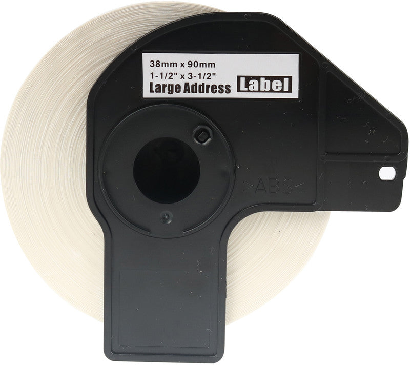 Keine marke eos Adress-Etiketten, 38 mm × 90 mm, weiss, Papier, permanent, 400 Etiketten