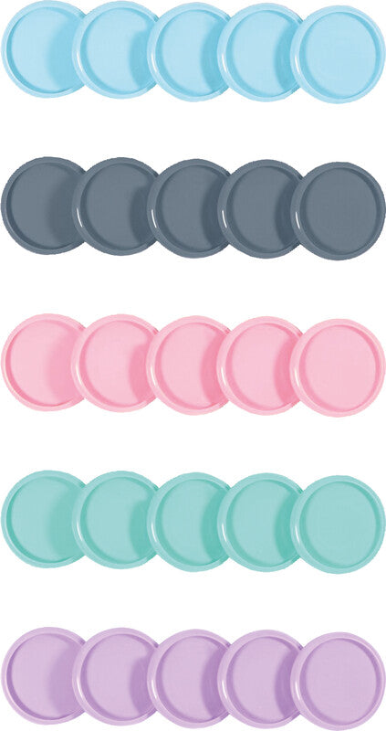 Carchivo Bindedisc-Ringe – für Ingeniox – Ø 30 mm, blau, ABS – 11 Stk.