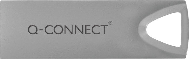 Q-CONNECT USB-Stick – 4 GB, USB 2.0, silber, wiederbeschreibbar