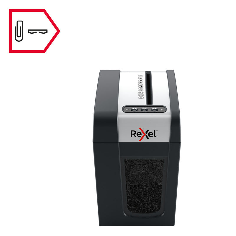 Rexel Aktenvernichter, DIN P-5, Mikroschnitt 2 × 15 mm, 3 Blatt, 10 l, A4