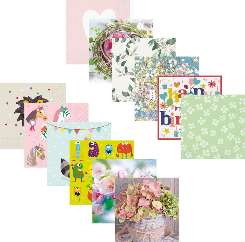 Stewo Servietten Regula – 33 × 33 cm – 3-lagig, Tissue – 20 Stk., FSC