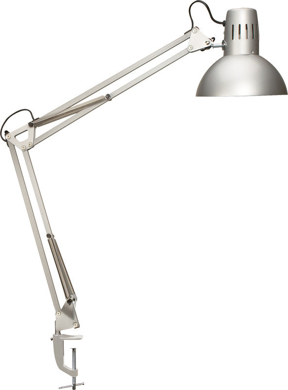 MAUL LED-Tischleuchte – Klemmfuss, drehbar, neigbar – Silber
