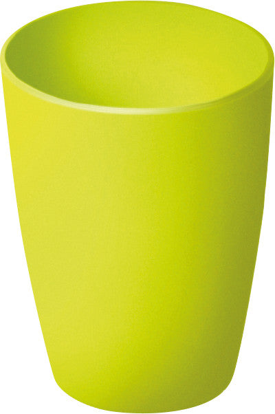 Rotho Caruba Trinkbecher – 0,25 l, Kunststoff, Limettengrün, spülmaschinenfest, BPA-frei, ineinander stapelbar