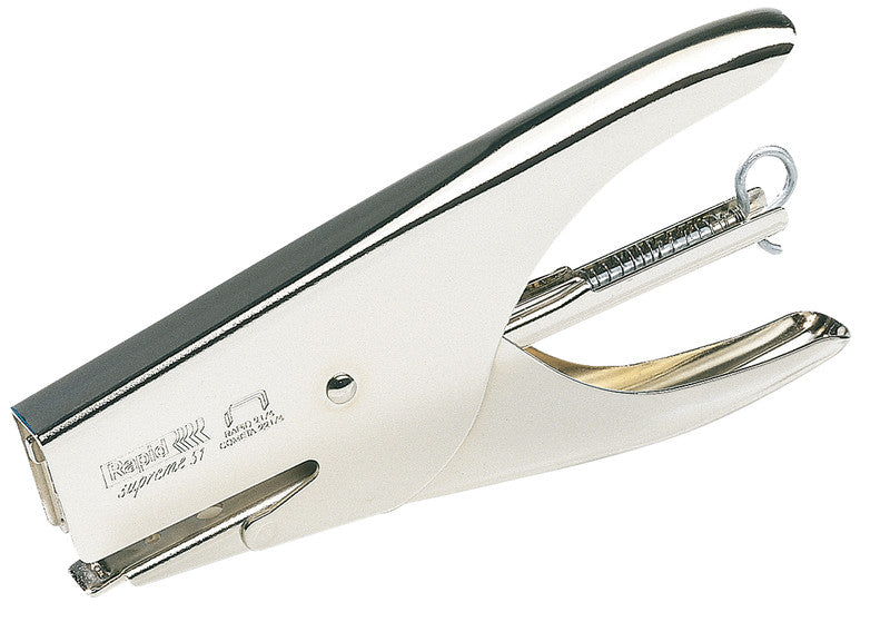 Rapid S51 – Heftzange, 15 Blatt, für Nr. 21, geschlossene Heftung, Einlegetiefe 42 mm, nickel