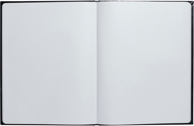 Exacompta Graphik Gästebuch – 270 × 220 mm – 100 Seiten – gebunden, Kartoneinband, schwarz