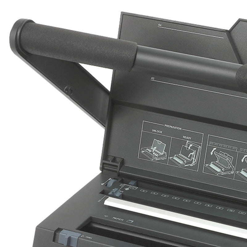 GBC MultiBind 420 Bindegerät – Plastik-, Draht- und Clickbindung, für Draht (21/34 Ringe), bis 20 Blatt