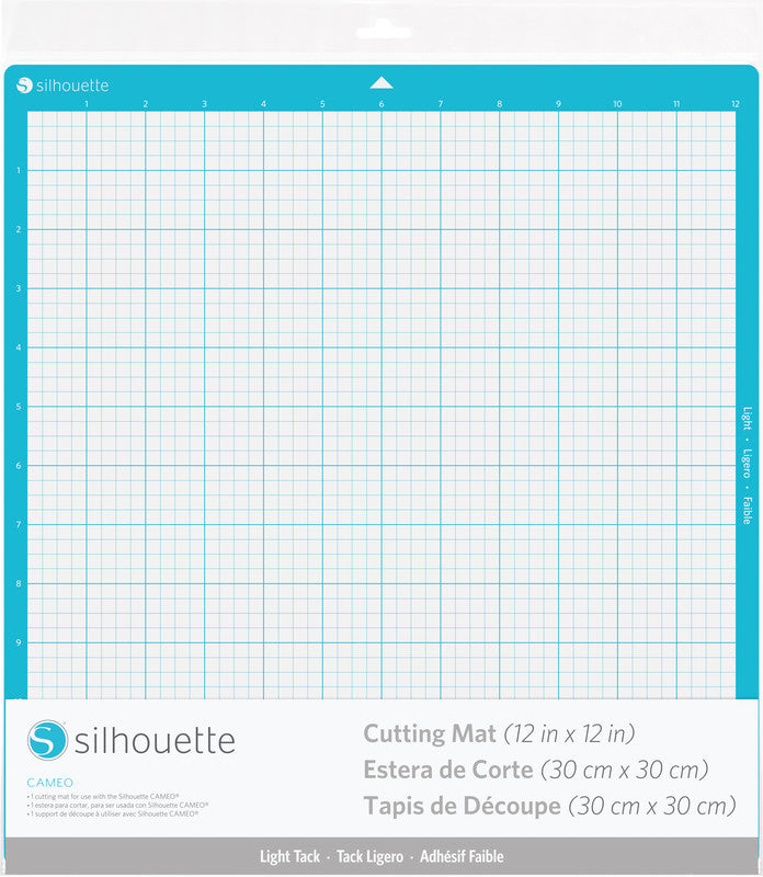 Silhouette Schneidematte – 304×304 mm, leicht klebend, für Silhouette Schneideplotter