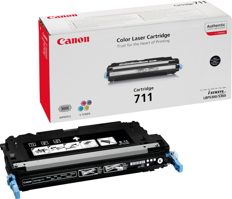 Canon Toner 711 – schwarz, 6000 Seiten