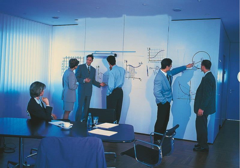 Leitz Flipchart-Folie EasyFlip – 60 cm × 20 m, elektrostatisch, blanko, weiss, perforiert, ohne Lochung