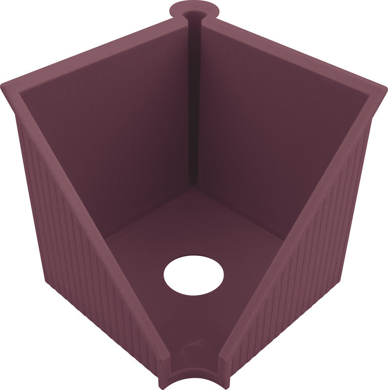 Helit Zettelbox – Kunststoff, rot, 127 × 117 mm