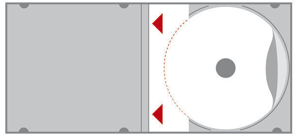 HERMA CD-/DVD-Etiketten, Ø 116 mm, weiss, Papier, permanent, 50 Etiketten (25 Blatt)