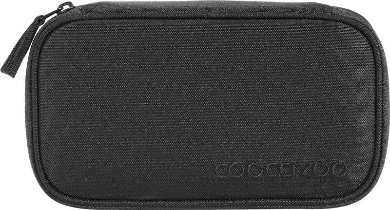 Coocazoo Schlamperetui, gefüllt – Black Coal – Kunststoff – 23 × 7 × 12 cm