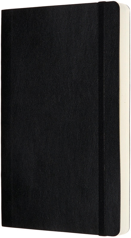 Moleskine Notizbuch, 130 × 210 mm, punktkariert, Leimbindung, Softcover, 400 Seiten, 70 g/m² – schwarz