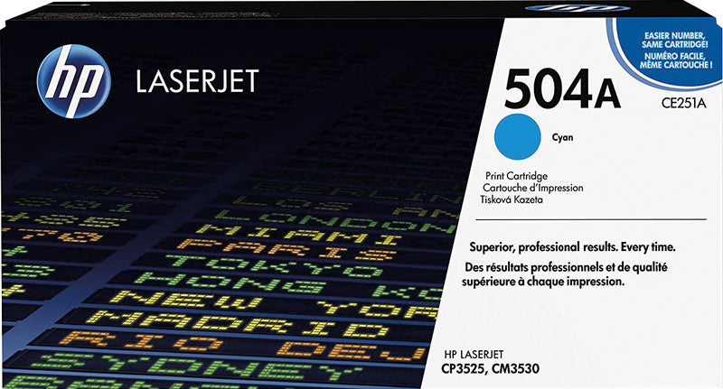 HP Toner 504A – cyan, 7000 Seiten