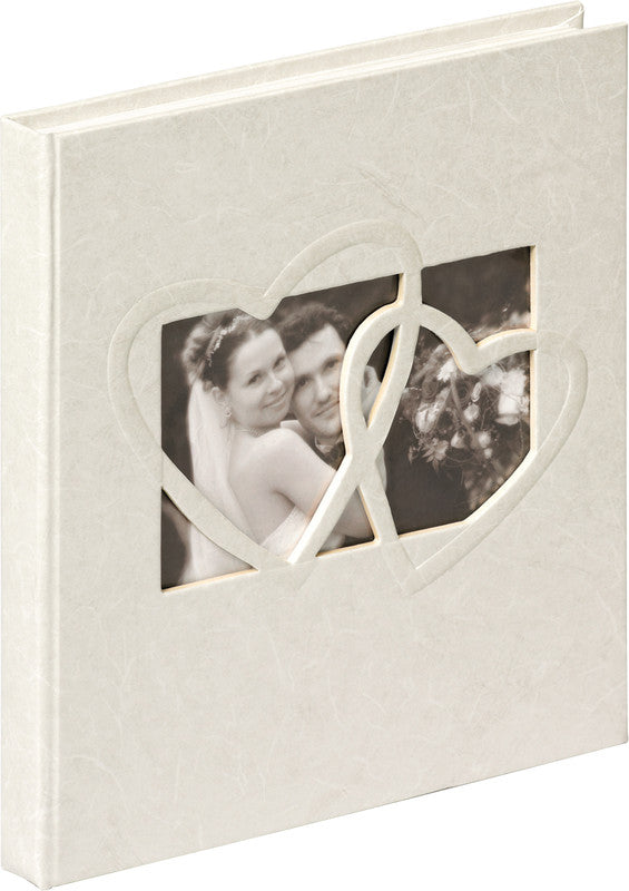 Walther Design Sweet Heart Gästebuch – 230 × 250 mm – 144 Seiten – gebunden, Papiereinband, weiss