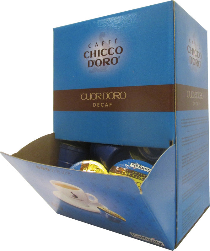 Chicco d'Oro Cuor d'Oro Decaf Kaffeekapseln – für Caffitaly – Intensität 4/7 – 40 Kapseln