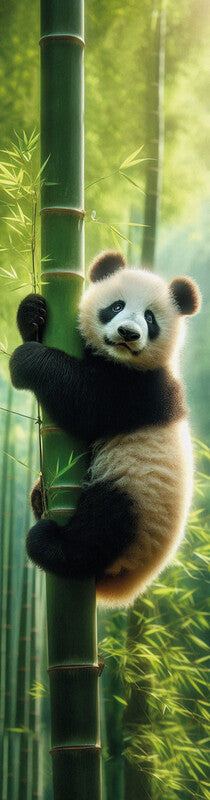 Mapcards.net Lesezeichen – Panda, Kunststoff, 21,5 × 5,5 cm, sortiert