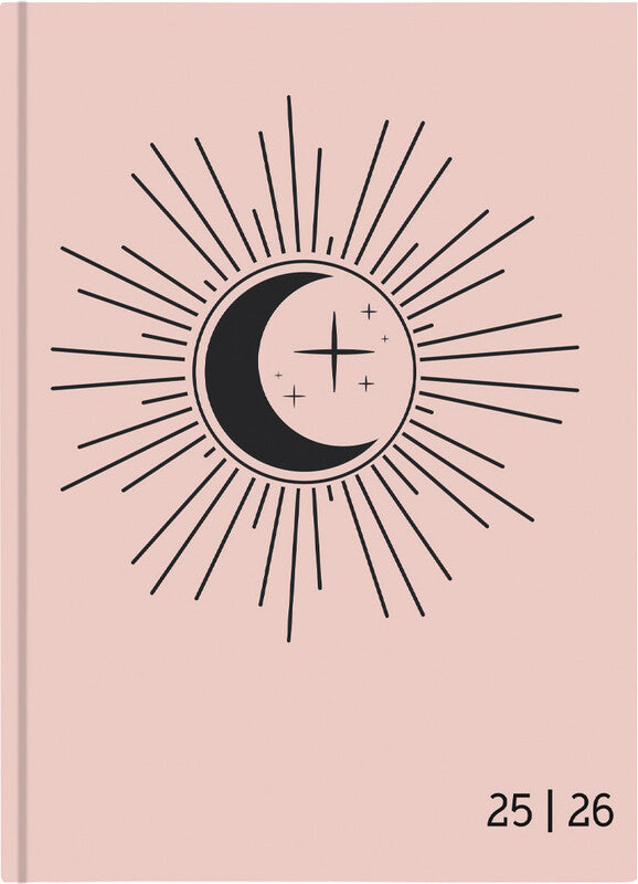 Biella mydiary Schüleragenda – 1 Tag/Seite, gebunden, 12 × 16,5 cm, Aug–Jul, Trend, FSC