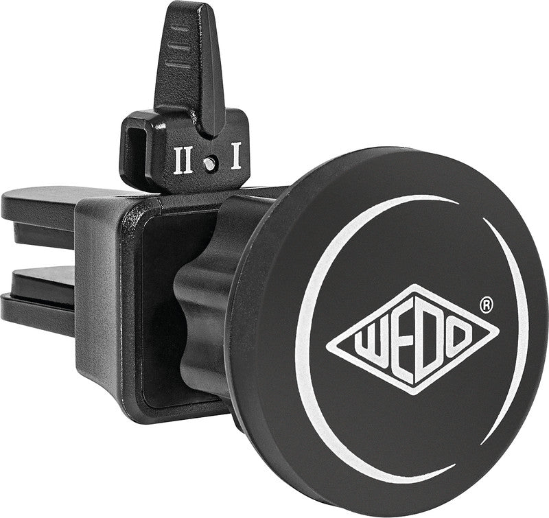 Wedo KFZ-Lüftungsgitter-Magnethalterung – universal, Ø 38 mm, H 65 mm, Kunststoff, schwarz