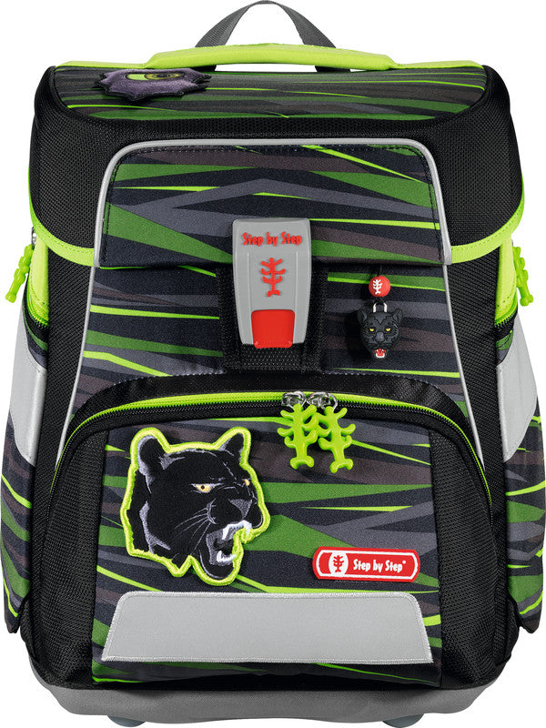 Step by Step Schulrucksack-Set Space – 5-teilig – Wild Cat Chiko – recycelter Bestandteil