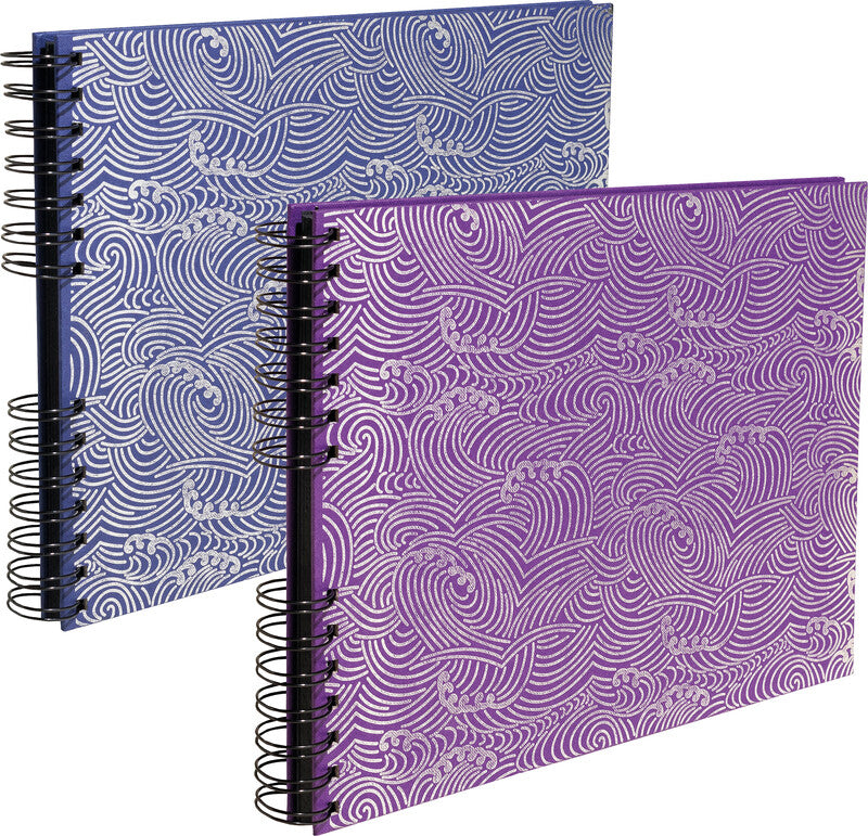 Exacompta Fotoalbum – Blau, mit Spiralbindung, Karton, 320 × 220 mm