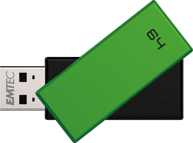 Emtec C350 USB-Stick – 64 GB, USB 2.0, grün