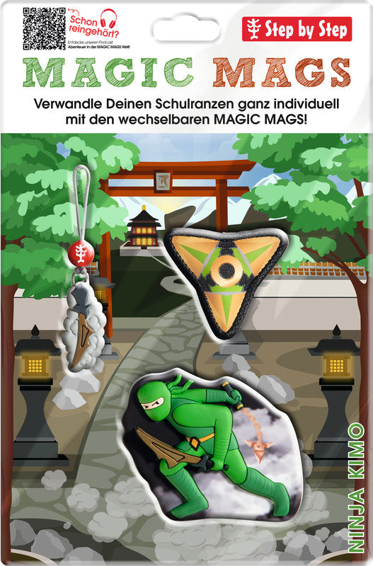 Step by Step Magic Mags Zubehörset – 3-teilig – Ninja Kimo – für Cloud, Space, 2in1 Plus und andere