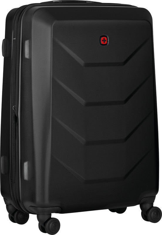 Wenger/SwissGear Wenger Handgepäck-Trolley Prymo – 59 l, Hartschale PC/ABS, 4 Doppelrollen, mit TSA, Schwarz, 45 × 65 × 26 cm