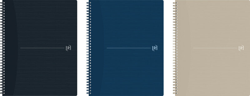 Elba Spiralblock A4+, kariert, 70 Blatt, perforiert, 90 g/m² – grau, für SCRIBZEE App