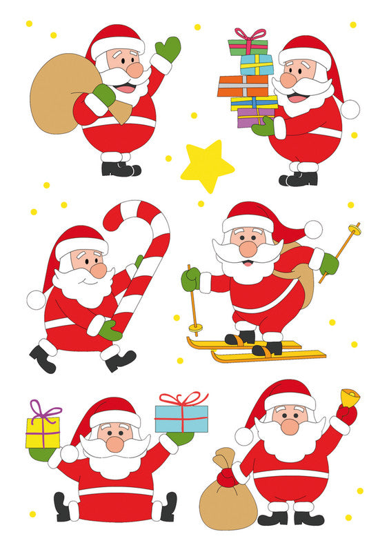 HERMA Geschenketiketten – Freund Nikolaus – 21 Etiketten – permanent, Papier – Bogen 84 × 120 mm