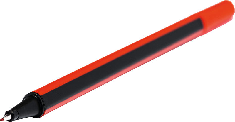 Q-connect Fineliner – 12er-Set – 0,4 mm – rot