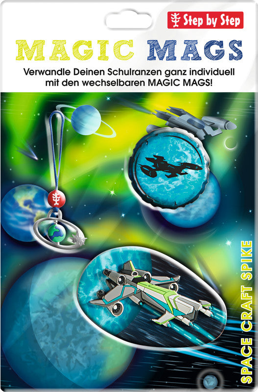Step by Step Magic Mags Zubehörset – 3-teilig – Space Craft Spike – für Cloud, Space, 2in1 Plus und andere