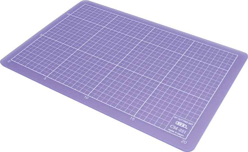 NT Cutter Schneidematte – 220×150 mm, Dicke 2 mm, Transparent Lila