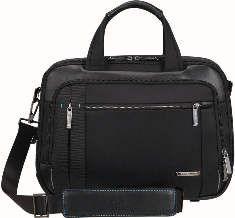Samsonite Spectrolite 3.0 Notebook-Tasche – 12 l, Aufsteckfunktion, USB-Port, Polyester, Schwarz